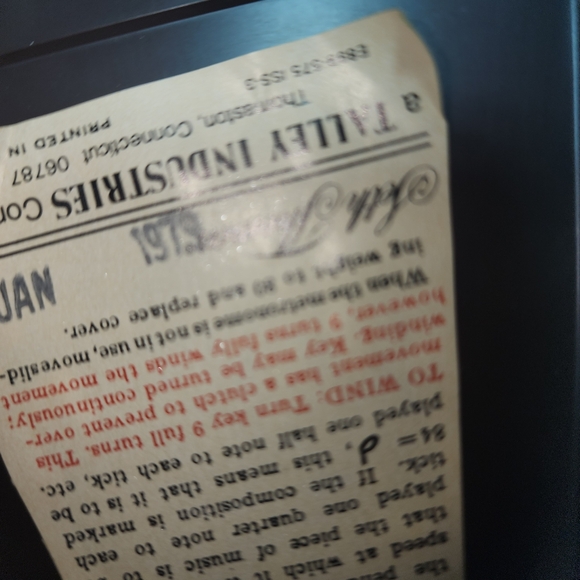 VINTAGE SETH THOMAS EUC METRODOME CONDUCTOR - Picture 8 of 9